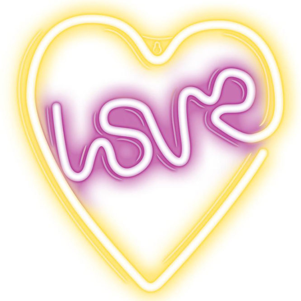 Светодиодная лампа Neolia NNE02 LOVE HEART Пурпурный От сети photo 2