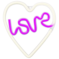 Lampă LED Neolia NNE02 LOVE HEART Purple Rețea