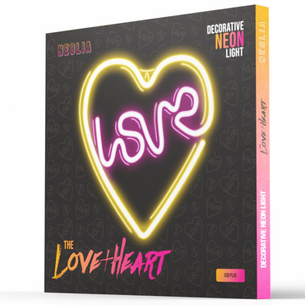 Светодиодная лампа Neolia NNE02 LOVE HEART Пурпурный От сети photo 3
