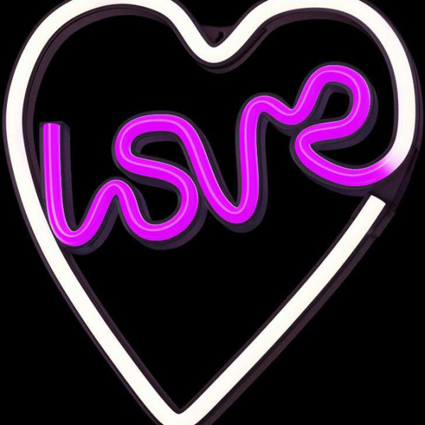 Светодиодная лампа Neolia NNE02 LOVE HEART Пурпурный От сети photo 5