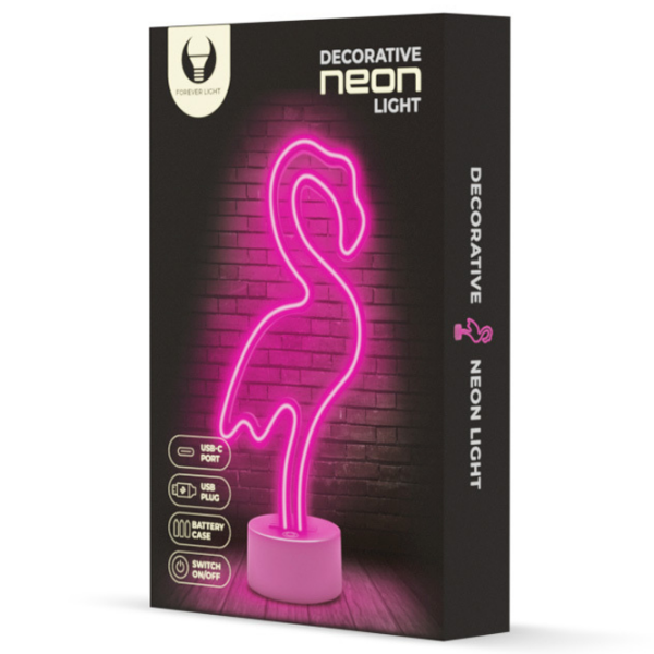 Светодиодная лампа Forever Light FSC-11 FLAMINGO Розовый От сети photo 2