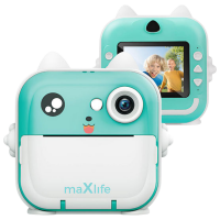 Фотоаппарат Maxlife Instant Cat MXPC-100 Синий Для девочек, 3+