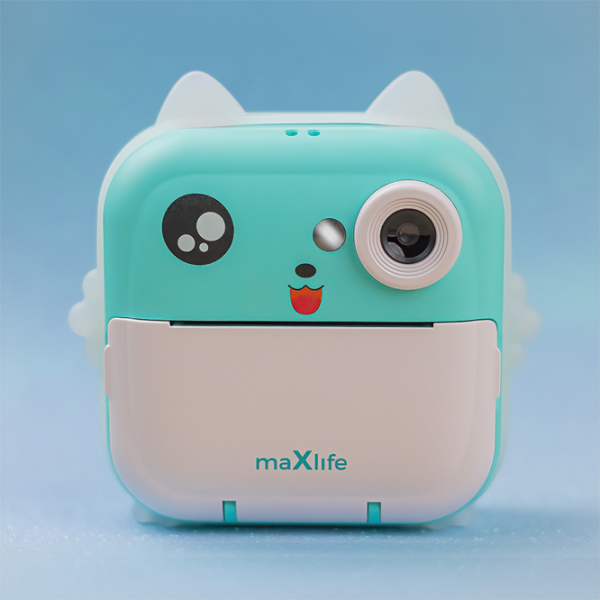 Фотоаппарат Maxlife Instant Cat MXPC-100 Синий Для девочек, 3+ photo 2