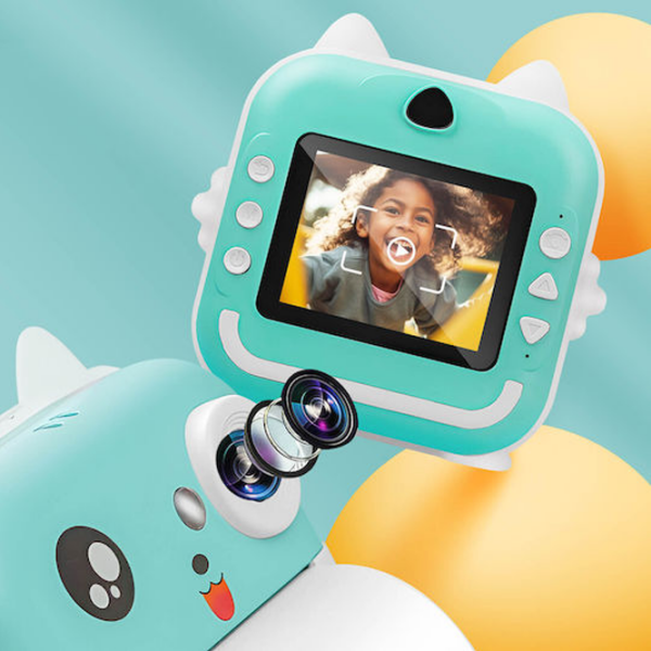 Фотоаппарат Maxlife Instant Cat MXPC-100 Синий Для девочек, 3+ photo 6