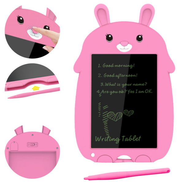 Tabletă grafică Setty Writting Board Rabbit D336 Pink Pentru fetițe, 3+ photo 2