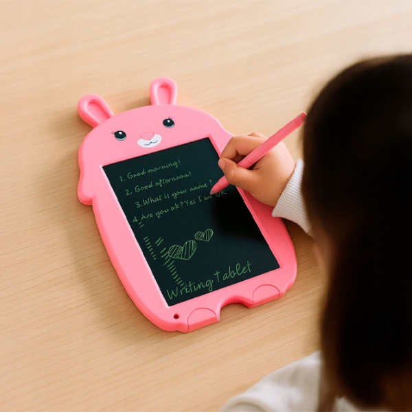 Tabletă grafică Setty Writting Board Rabbit D336 Pink Pentru fetițe, 3+ photo 4