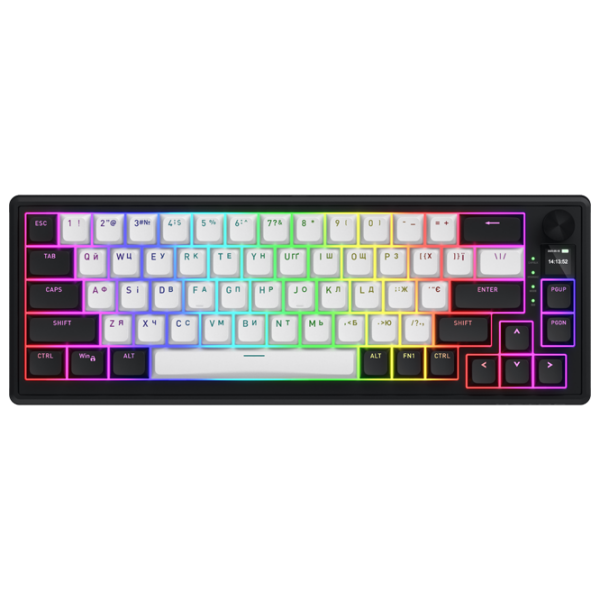 Tastatură Hator Skyfall 65 MAG ULTIMA 8K White Gaming, Fără fir photo 1