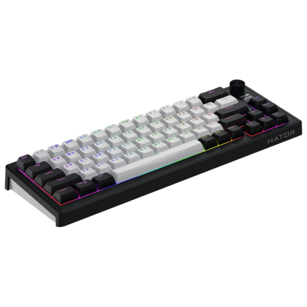 Tastatură Hator Skyfall 65 MAG ULTIMA 8K White Gaming, Fără fir photo 3