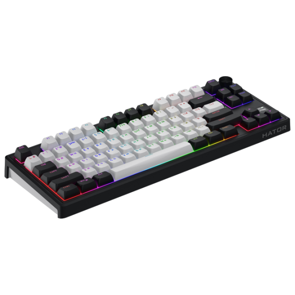 Tastatură Hator Skyfall 80 MAG ULTIMA 8K White Gaming, Fără fir photo 3