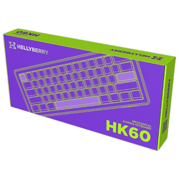 Tastatură Hator Hellyberry HK60 White Gaming, Cu fir photo 7