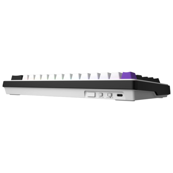 Tastatură Hator Wireless Hellyberry HK60 White Gaming, Fără fir photo 3