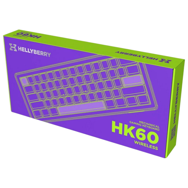 Tastatură Hator Wireless Hellyberry HK60 White Gaming, Fără fir photo 7