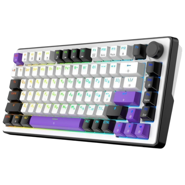 Tastatură Hator Hellyberry HK75 White Gaming, Cu fir photo 3
