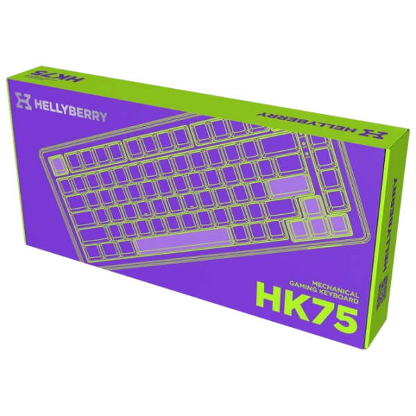 Tastatură Hator Hellyberry HK75 White Gaming, Cu fir photo 9