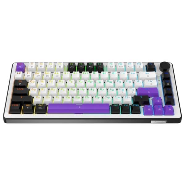 Tastatură Hator Wireless Hellyberry HK75 White Gaming, Fără fir photo 2