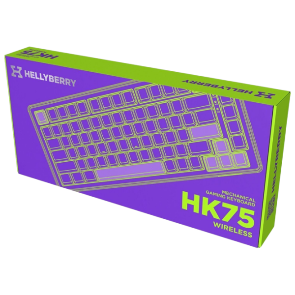Tastatură Hator Wireless Hellyberry HK75 White Gaming, Fără fir photo 9