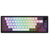 Tastatură Hator Wireless Skyfall 65 Pro Gray Gaming, Fără fir