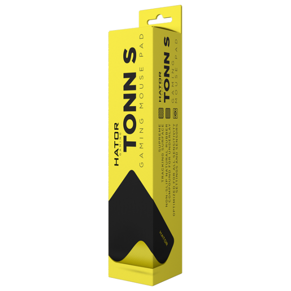 Covoraș pentru mouse Hator Tonn S Black 290 x 240 x 3 mm photo 2