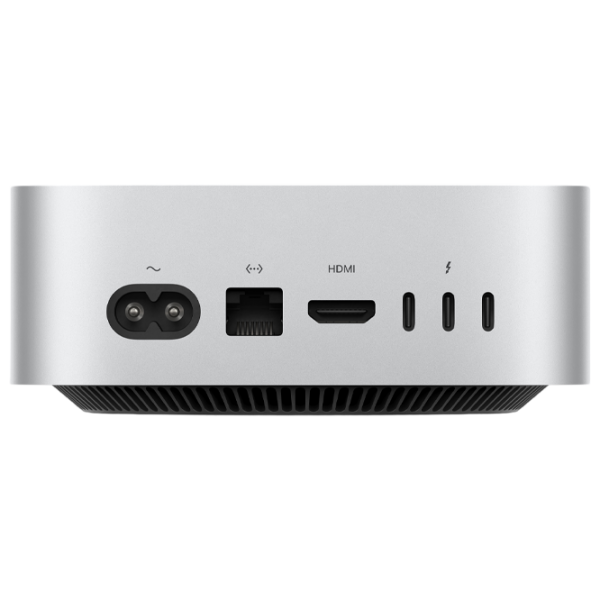 Мини ПК Apple Mac Mini 2024 Серебряный Apple M4 10C/10G 24 ГБ | 1 ТБ Apple GPU (10-core graphics)  photo 3