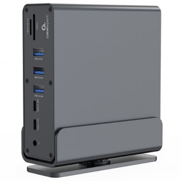 Adaptor Gembird A-CF-COMBO15-01 Gray USB Type-C photo 2
