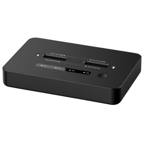 Dock-stație Gembird SATA & NVME Black USB Type-C photo 3