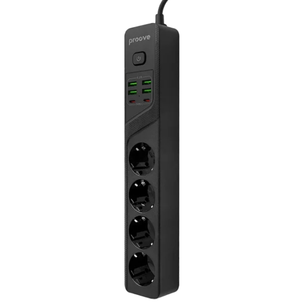 Удлинитель Proove P-04 3 м Черный  photo 2