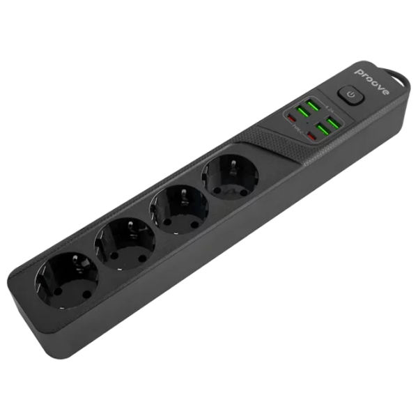 Удлинитель Proove P-04 3 м Черный  photo 4
