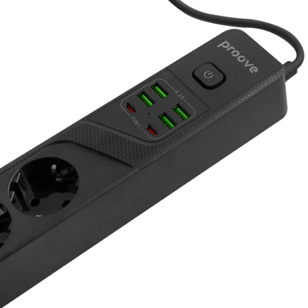 Удлинитель Proove P-04 3 м Черный  photo 5
