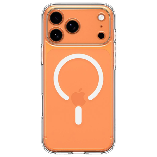 Чехол для смартфона Apple iPhone 17 Pro Max (Ultra Hybrid) Прозрачный Глянцевый белый Spigen, ТПУ, MagSafe Back