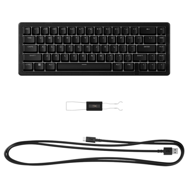 Tastatură HyperX Origins 265 Black Gaming, Cu fir photo 5