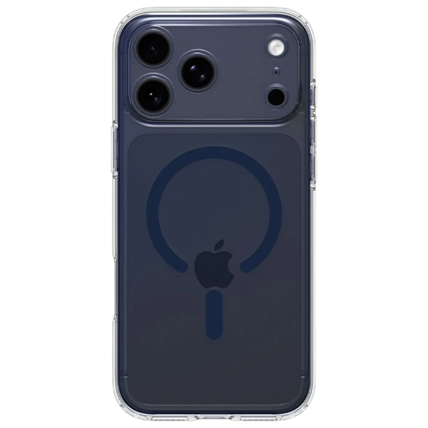 Husă pentru smartphone Apple iPhone 17 Pro Max (Ultra Hybrid) Blue Transparent Spigen, TPU, MagSafe Back