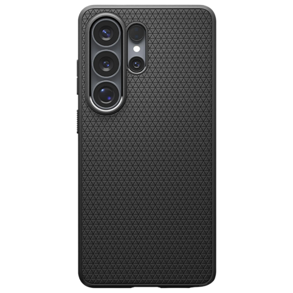 Husă pentru smartphone Samsung Galaxy S26 Ultra (Liquid Air) Ornament Matte black Spigen, TPU, MagSafe Back