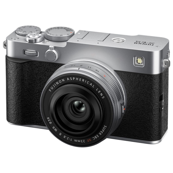 Cameră foto FujiFilm X-E5 XF23mmF2.8 R WR + XF 23mm f/2.8 R WR Kit Silver CMOS 5, 40.2 MP, f/2.8 - f/16 photo 2