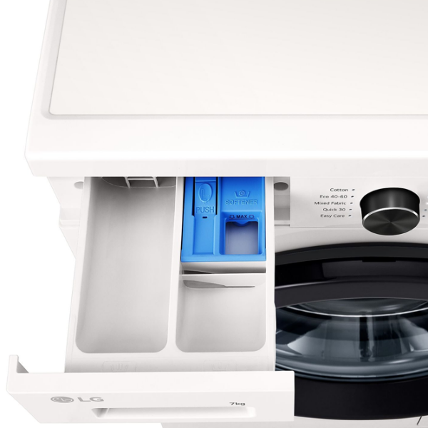 Стиральная машина LG F2X10S7NWK Белый 7 кг, 1200 об/мин, A photo 6