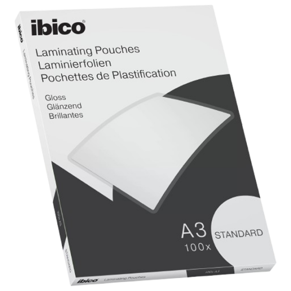 Folie pentru laminare IBICO 627313 White A3,  photo 1