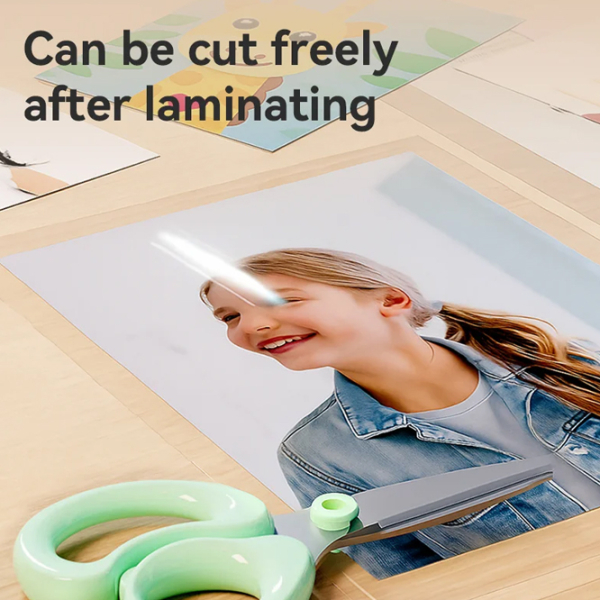 Folie pentru laminare DELI DLET177 Transparent A3,  photo 3