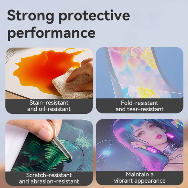 Folie pentru laminare DELI DLET177 Transparent A3,  photo 4