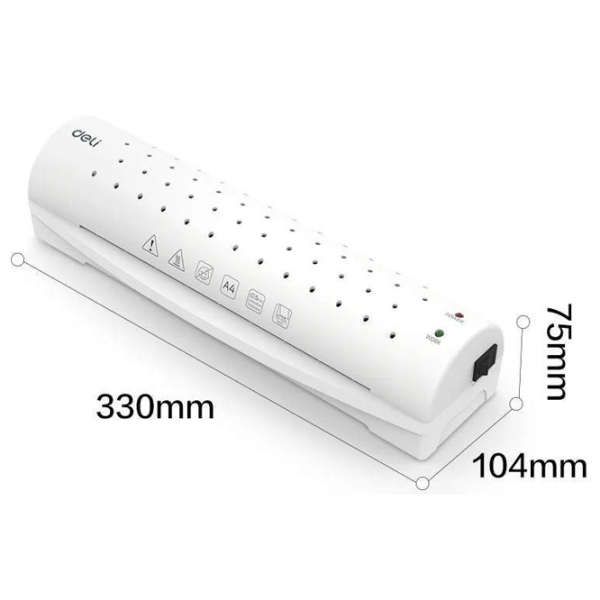 Laminator DELI DLET106 White A4, 25 cm/min photo 2
