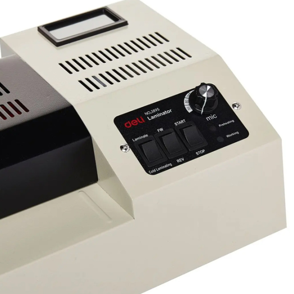 Laminator DELI DLE3895EU White A3, 60 cm/min photo 3
