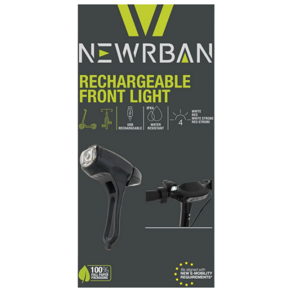 Велосипедный фонарь Newrban NEWMLIGHTUSBK Черный Черный Черный Черный photo 4