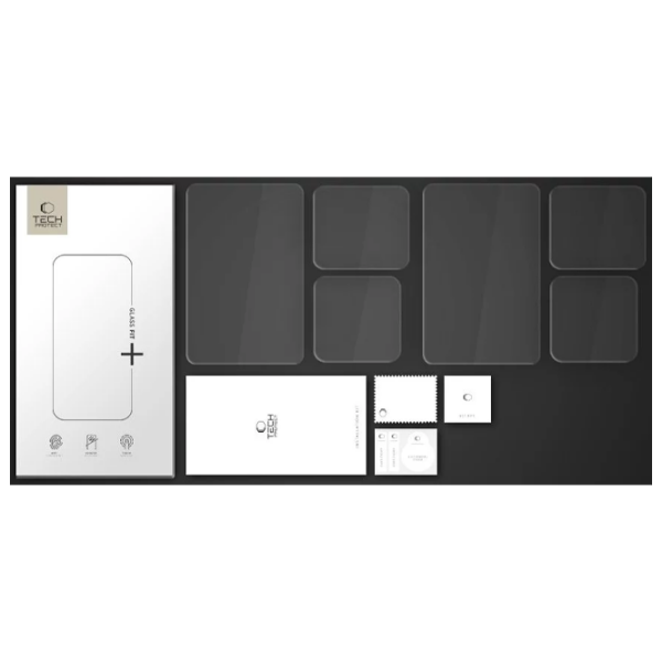 Sticlă de protecție Tech-Protect Hartowane Glass Fit 2-Set Transparent  photo 4