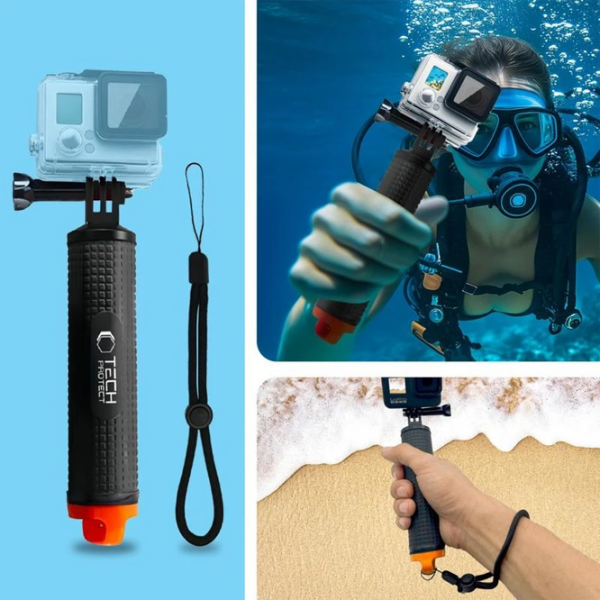 Селфи палка Tech-Protect Float Hand Grip Черный  / Черный photo 3