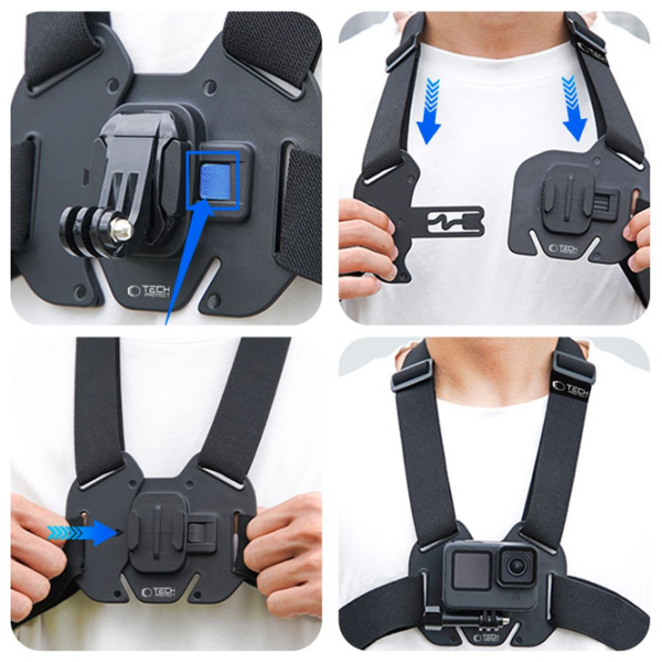 Fixator Tech-Protect Chest Mount Black  photo 7