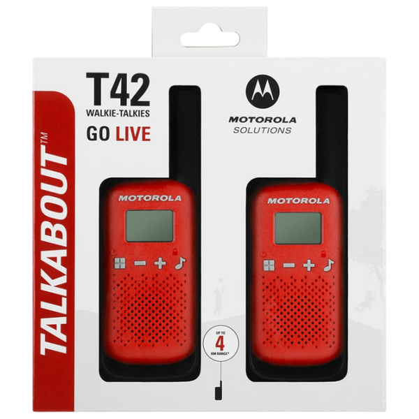 Радиостанции Motorola Talkabout T42 twin pack Красный  photo 9