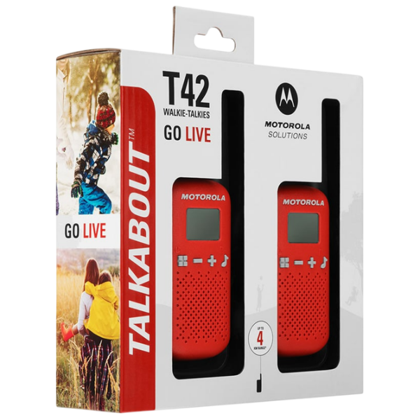 Радиостанции Motorola Talkabout T42 twin pack Красный  photo 10