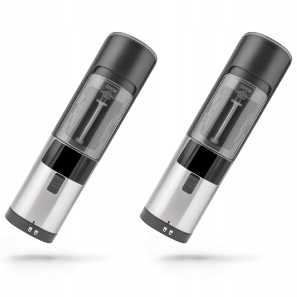 Râşniţă pentru condimente Huslog Grinder Set Black  photo 2