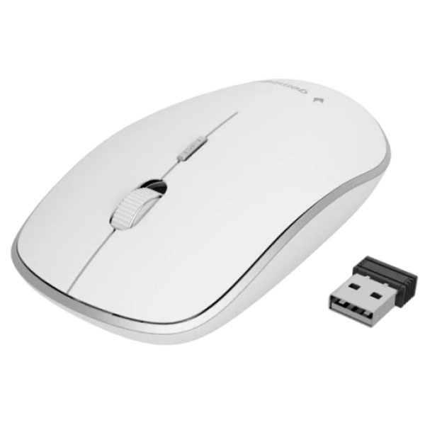Mouse Gembird MUSW-4B-01 White Fără fir, 1200 dpi photo 1