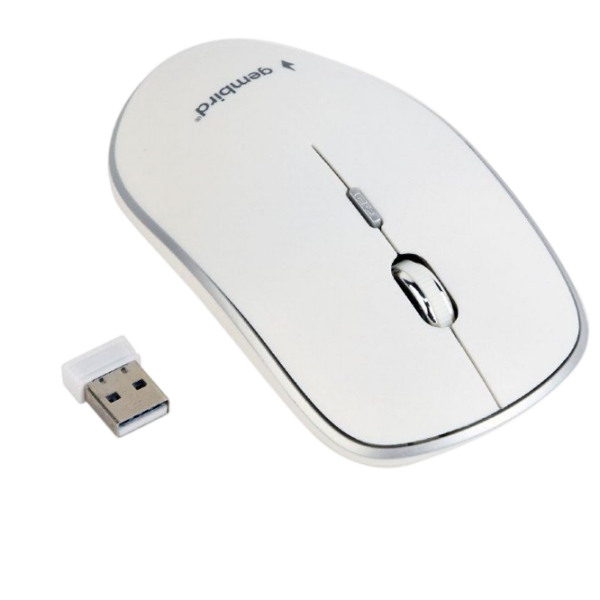 Mouse Gembird MUSW-4B-01 White Fără fir, 1200 dpi photo 2