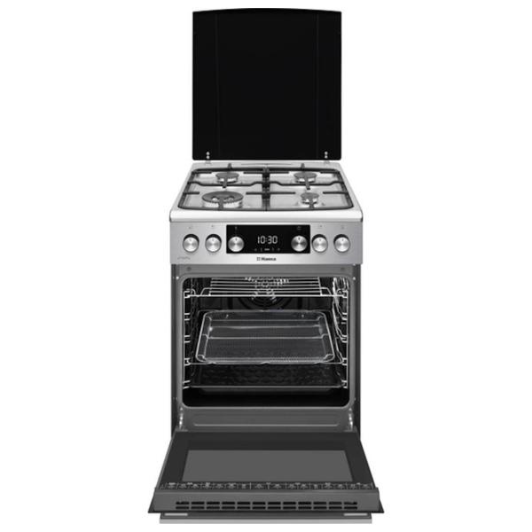 Плита Hansa FCMX58329 Нержавеющая сталь Тип плиты: Газовая, 65 л, Тип духовки: Электрическая photo 2