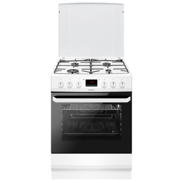 Плита Hansa FCMW68299 Белый Тип плиты: Газовая, 62 л, Тип духовки: Электрическая photo 2